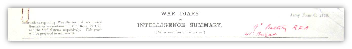 41 war diary top